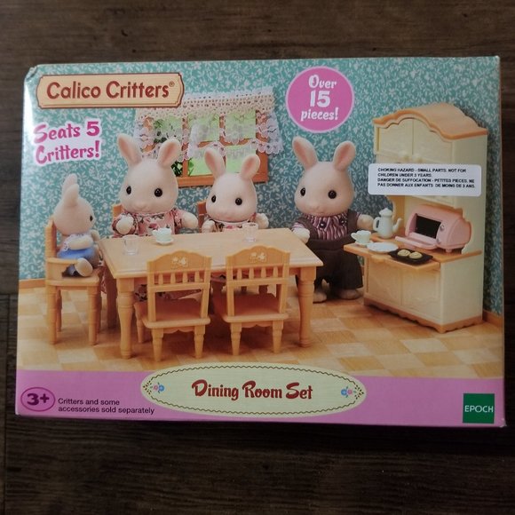 Calico Critters Dining Room Set - Picture 1 of 9